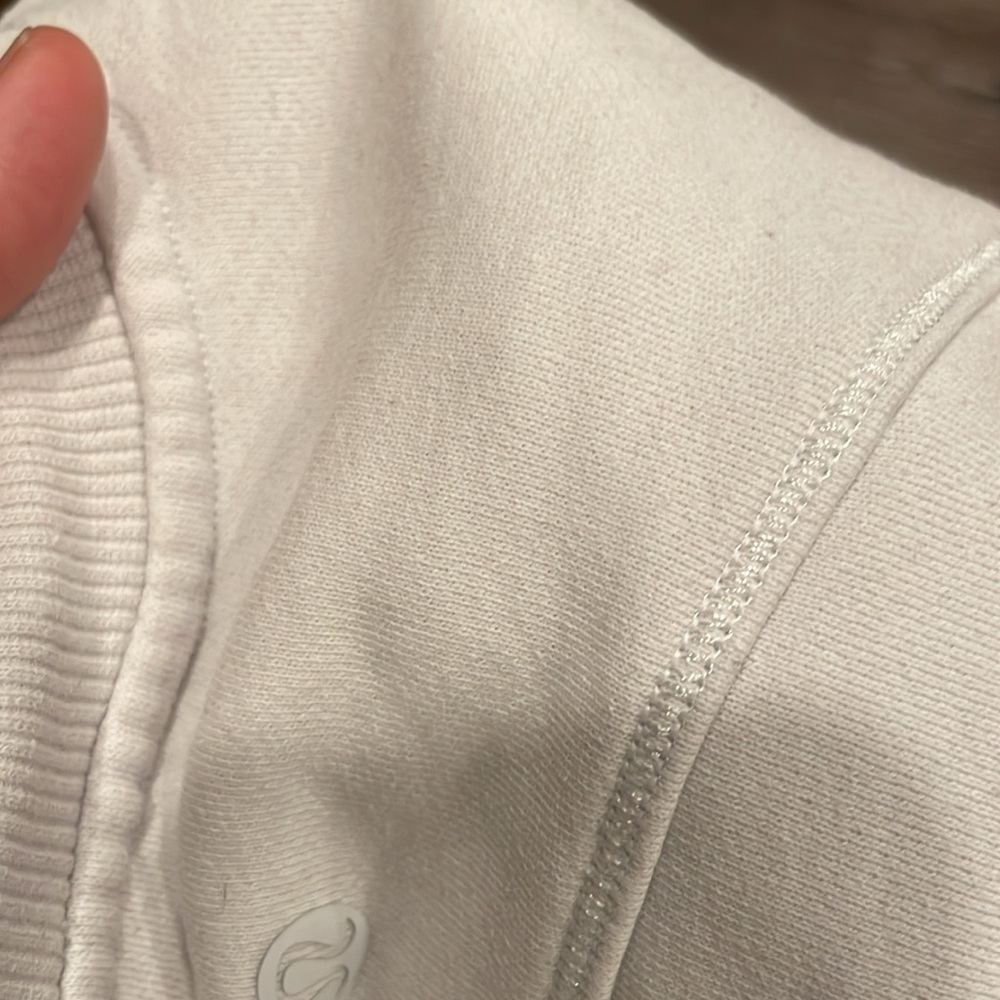 🗻Lululemon Broken Beats crew neck sweatshirt Dress Alpine White size xs - Picture 10 of 10